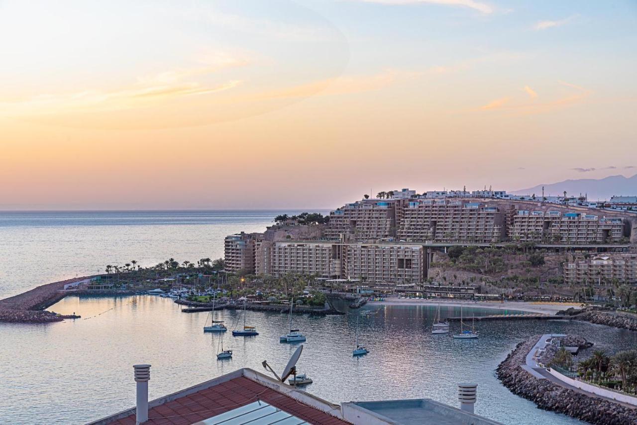Mogan Luxury Apartment, Sea Views, Jacuzzi And Sauna. Dış mekan fotoğraf
