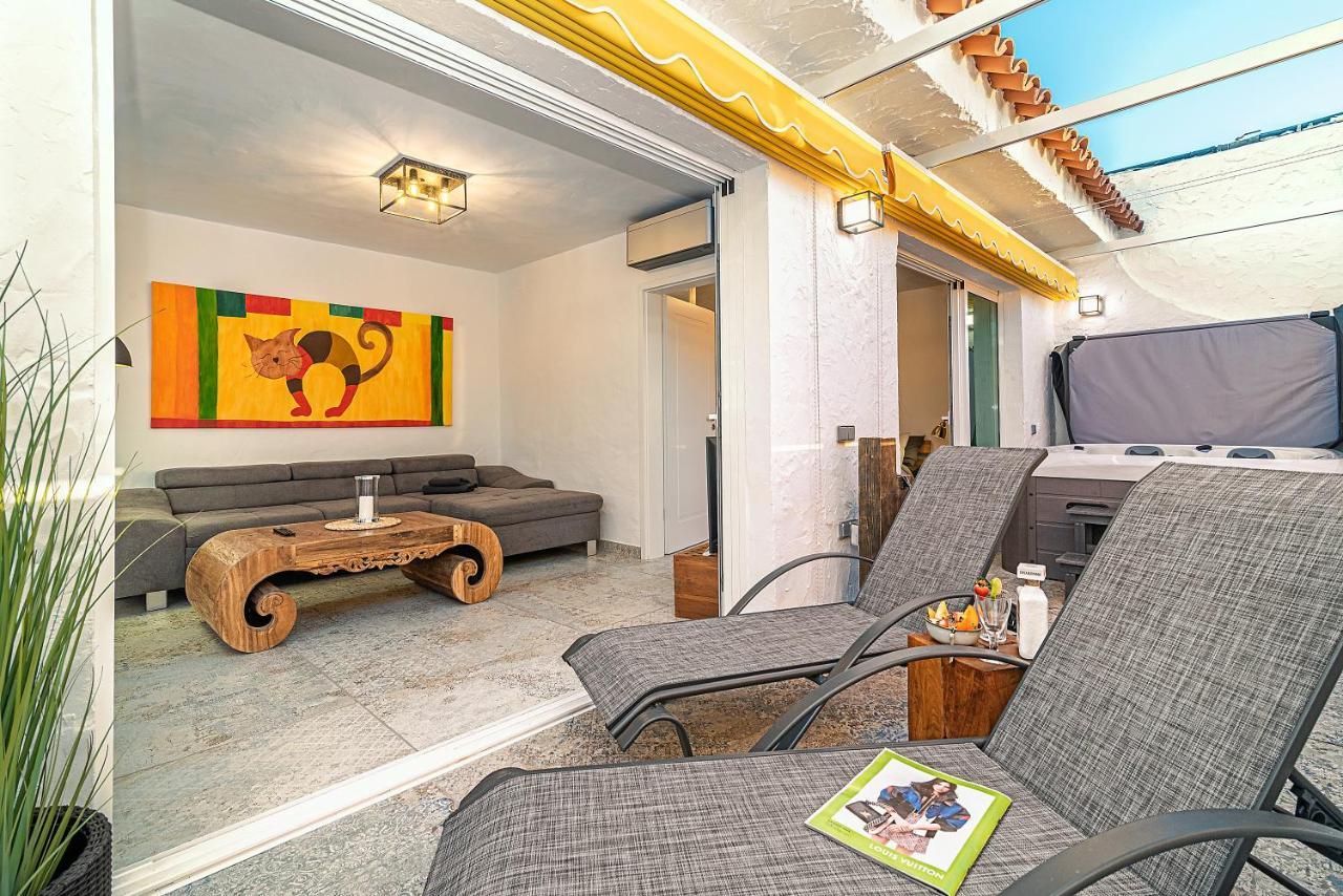 Mogan Luxury Apartment, Sea Views, Jacuzzi And Sauna. Dış mekan fotoğraf