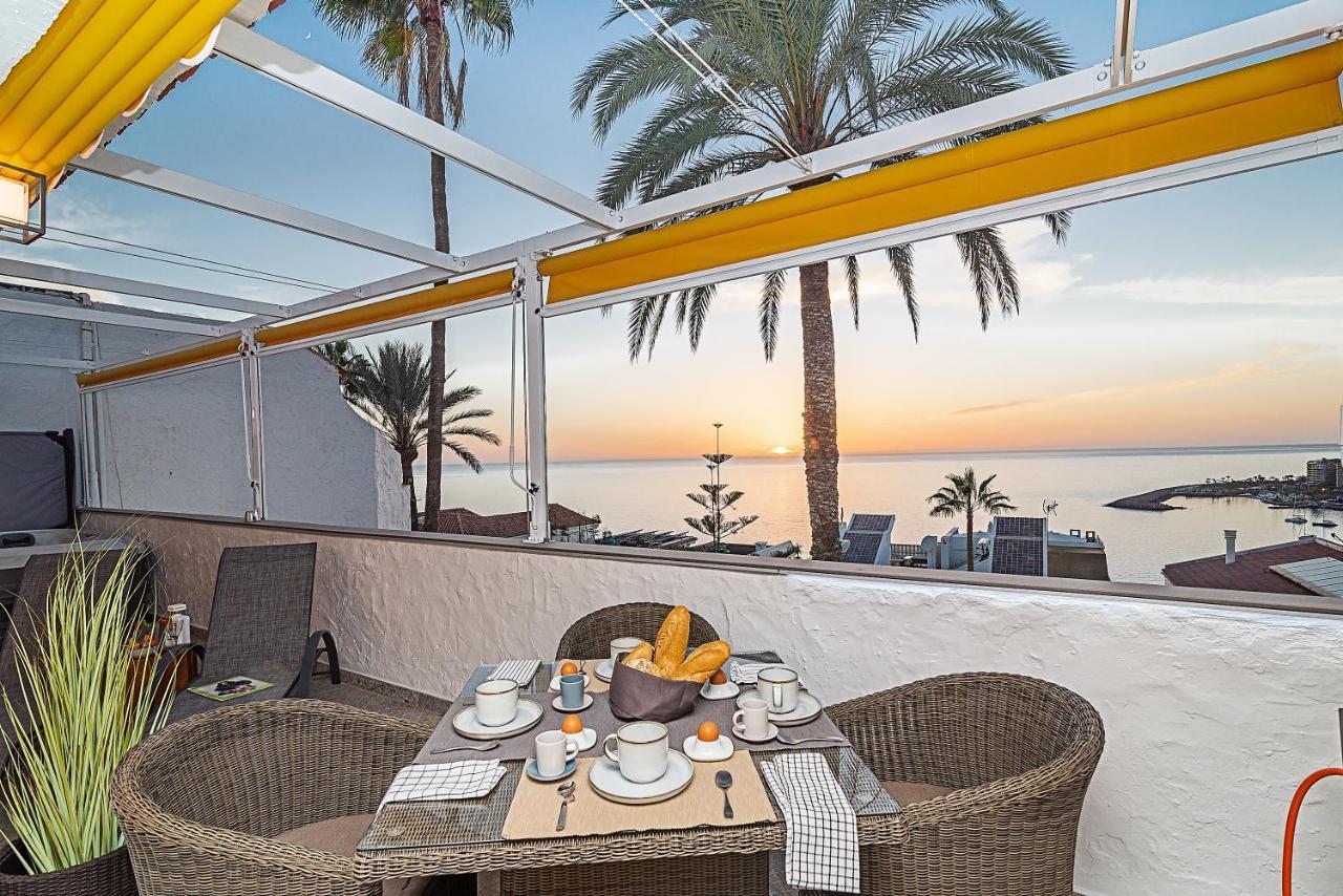 Mogan Luxury Apartment, Sea Views, Jacuzzi And Sauna. Dış mekan fotoğraf